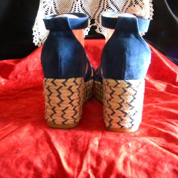 Nalho suede platform espadrilles 7 - Picture 5 of 8